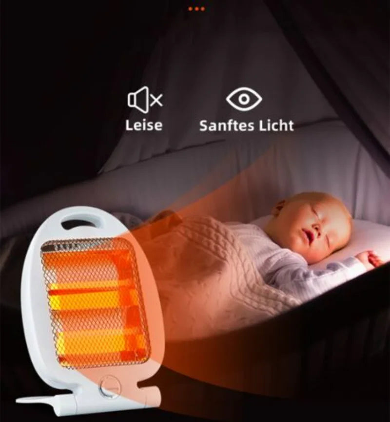 Electric Mini Fan Heater ⚡ Portable Home & Office Warm Air Heater – 600W