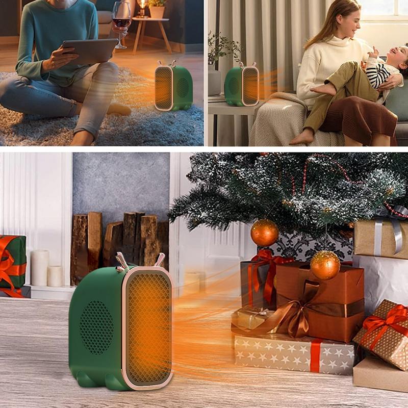 🔥 Zodiac Dragon Mini Desk Heater – 800W Portable Warm Air Fan