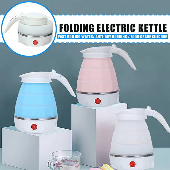 🌟 Portable Foldable Electric Travel Kettle – 600ml Fast Boiling