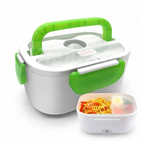 🔥 Electric Heating Lunch Box – Portable Food Warmer for Car & Office 🍱⚡